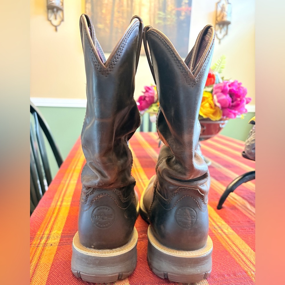 Rocky Women’s  Brown Leather Cowboy Boots - Picture 2 of 4